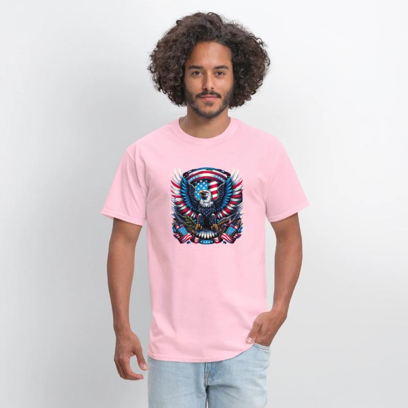 Majestic Eagle 4th July Patriotic Art
