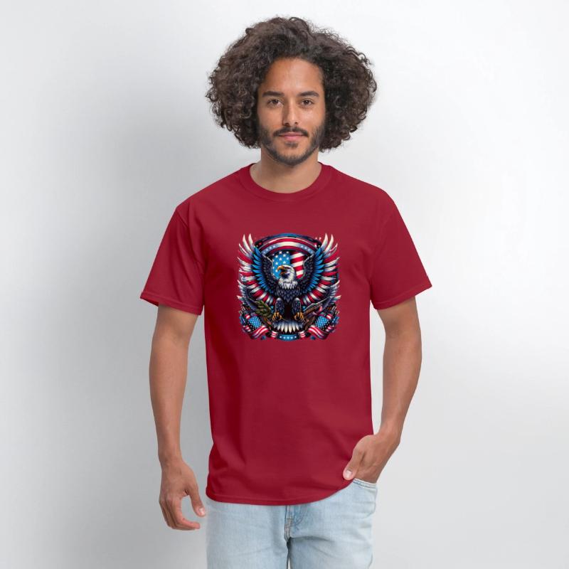 Majestic Eagle 4th July Patriotic Art
