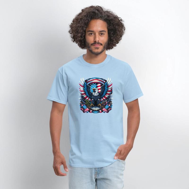 Majestic Eagle 4th July Patriotic Art