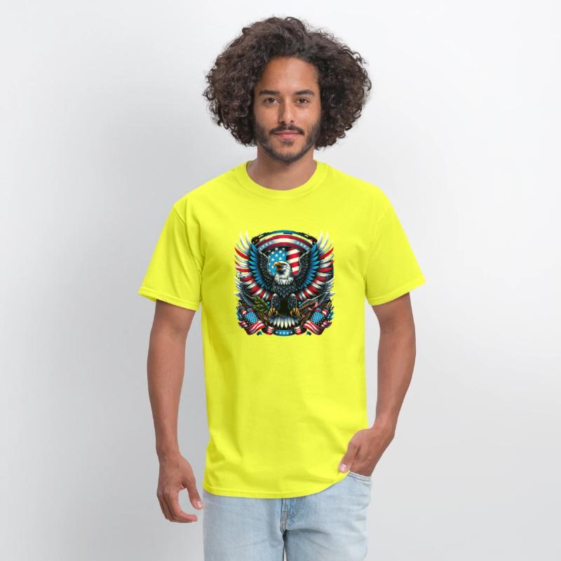 Majestic Eagle 4th July Patriotic Art