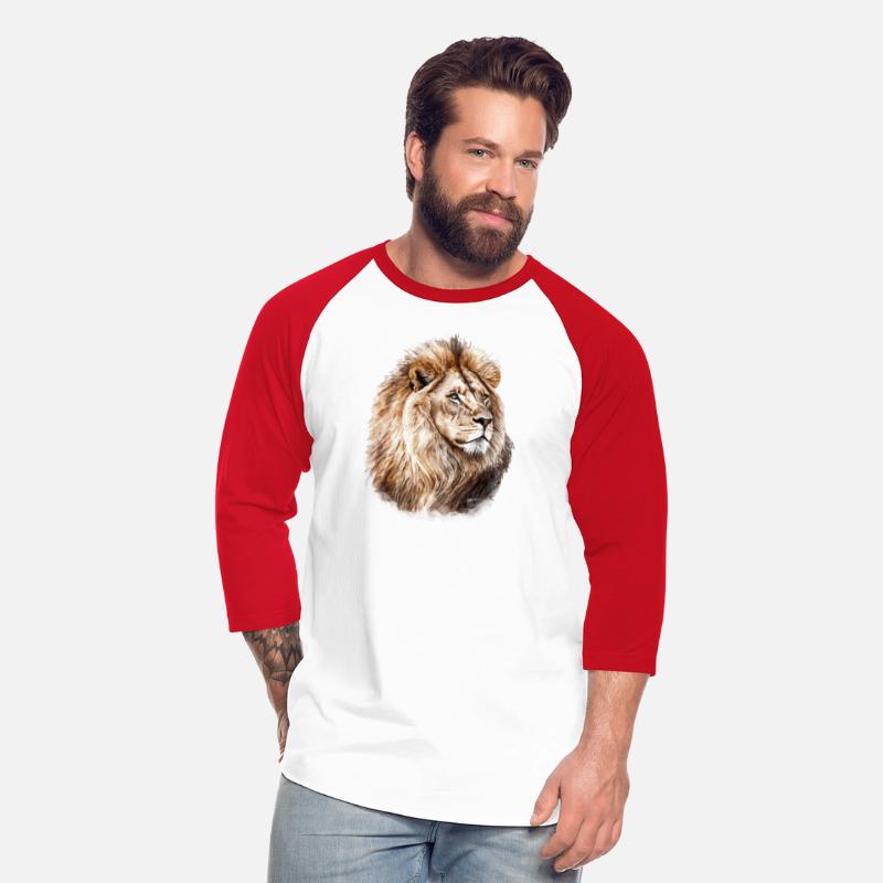Majestic Watercolor Painting Portrait of a Lion