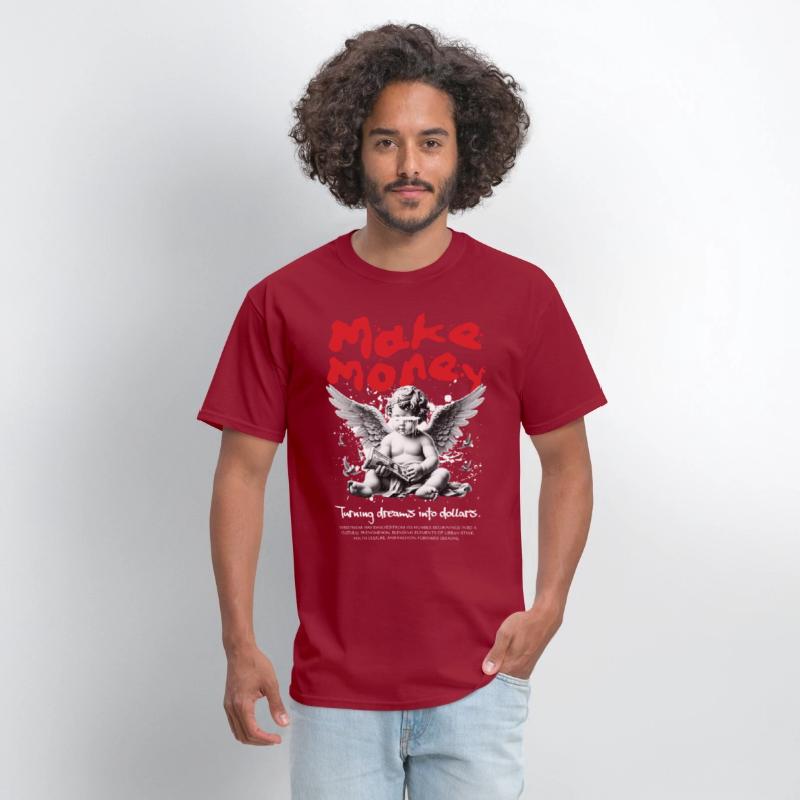 Make Money Angel Shirt, Divine Drip Streetwear Tee