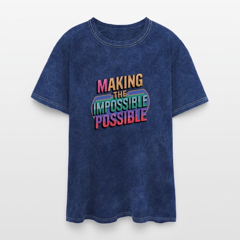Making Impossible Possible - Retro Vintage Motivat