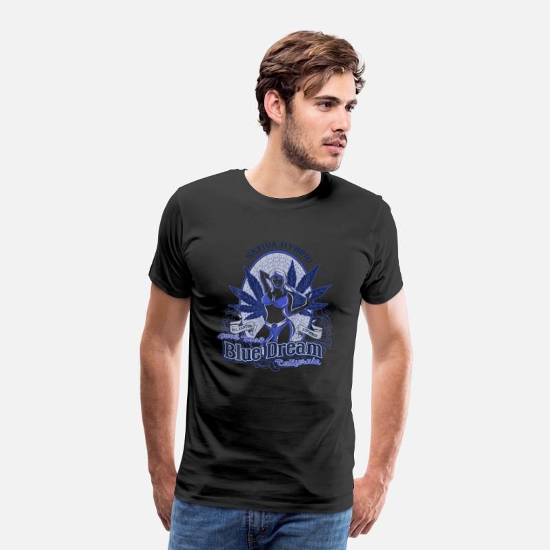 Marijuana Blue Strain Sexy Girl T Shirt