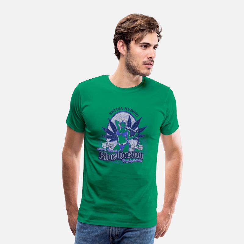 Marijuana Blue Strain Sexy Girl T Shirt