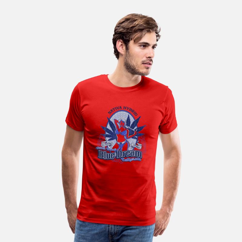 Marijuana Blue Strain Sexy Girl T Shirt