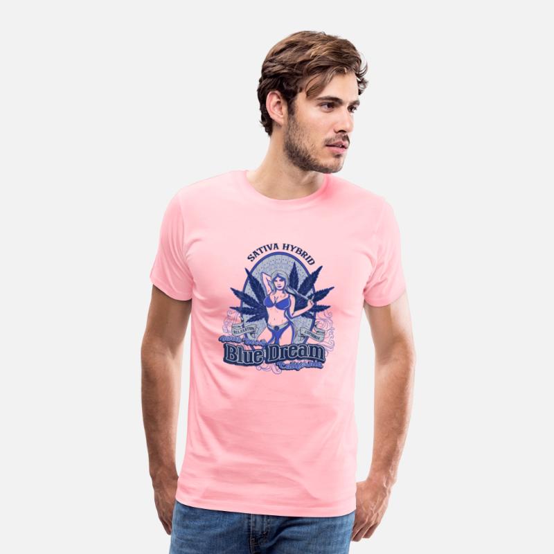 Marijuana Blue Strain Sexy Girl T Shirt