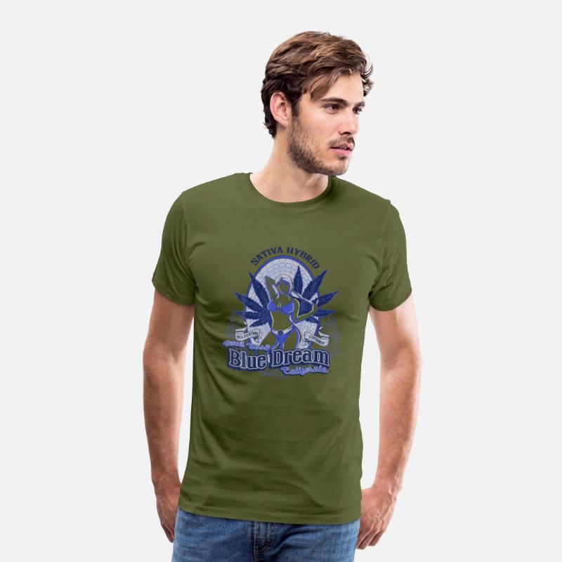 Marijuana Blue Strain Sexy Girl T Shirt