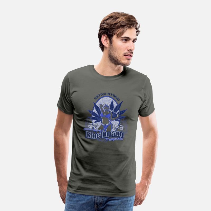 Marijuana Blue Strain Sexy Girl T Shirt