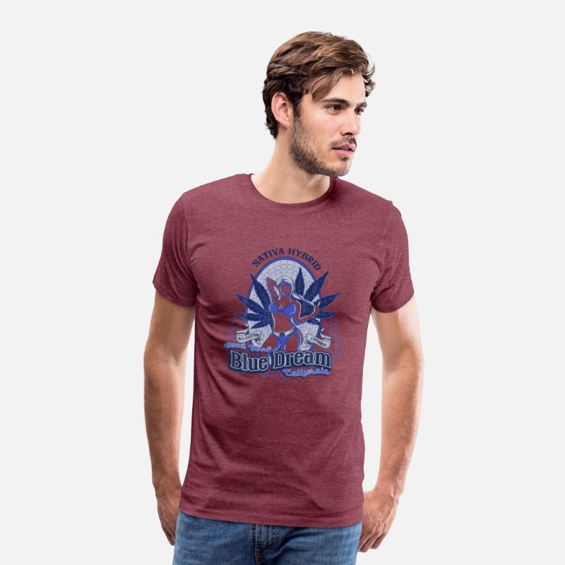 Marijuana Blue Strain Sexy Girl T Shirt