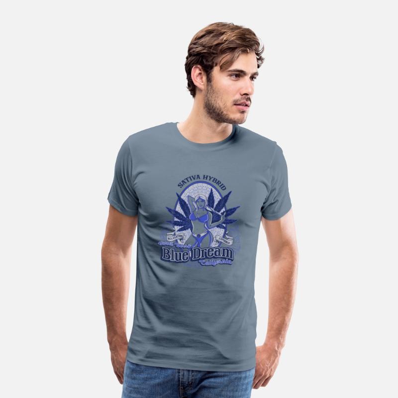 Marijuana Blue Strain Sexy Girl T Shirt
