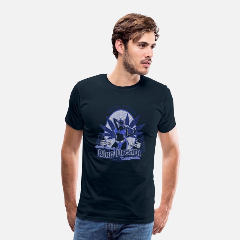 Marijuana Blue Strain Sexy Girl T Shirt