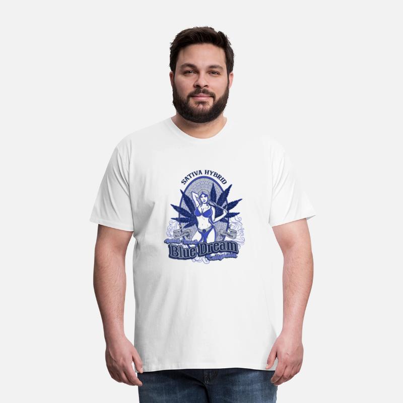 Marijuana Blue Strain Sexy Girl T Shirt