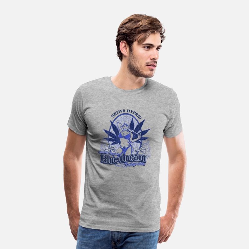 Marijuana Blue Strain Sexy Girl T Shirt