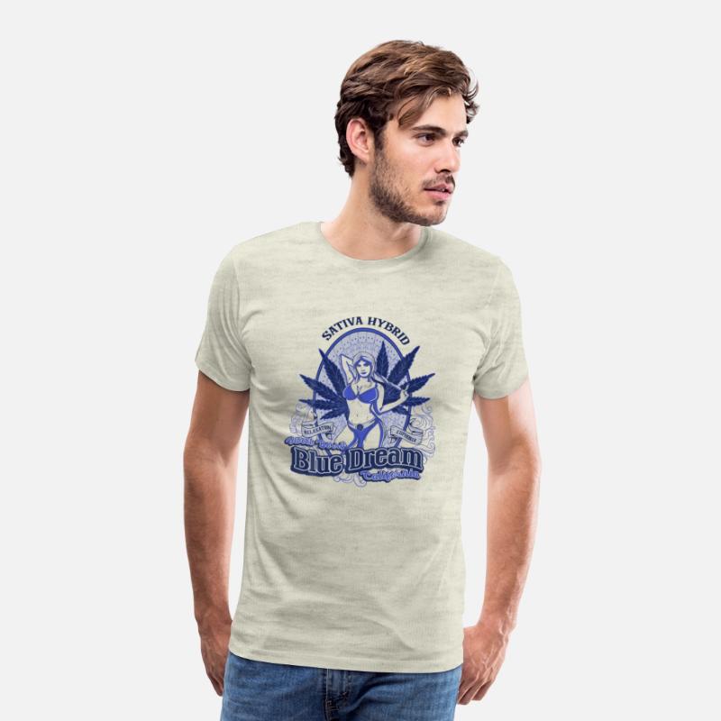 Marijuana Blue Strain Sexy Girl T Shirt