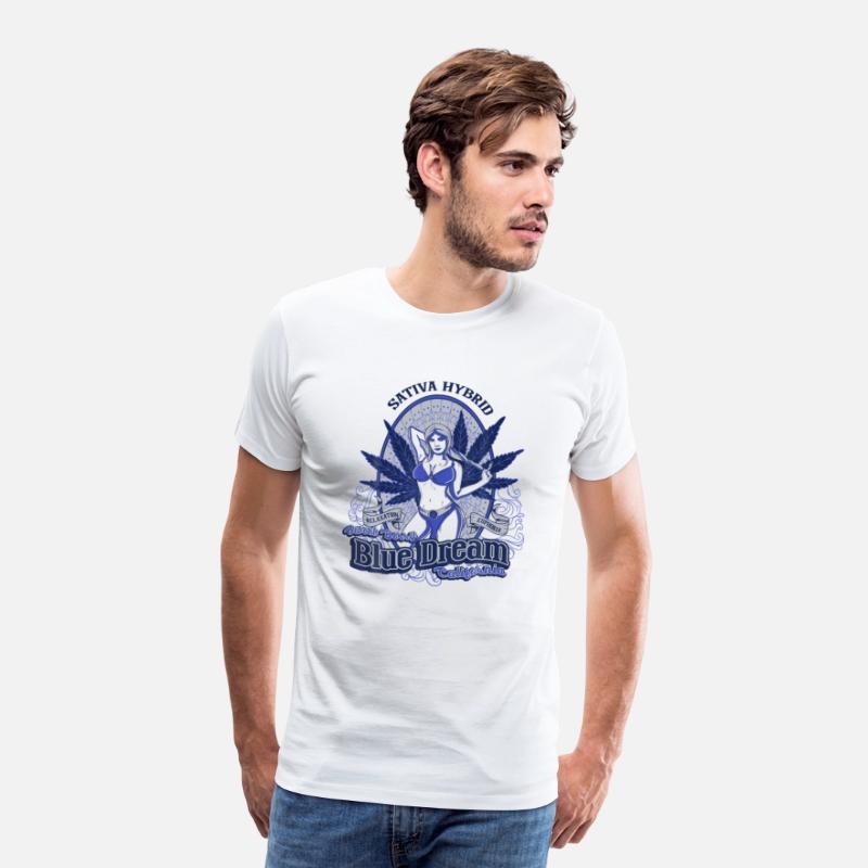 Marijuana Blue Strain Sexy Girl T Shirt