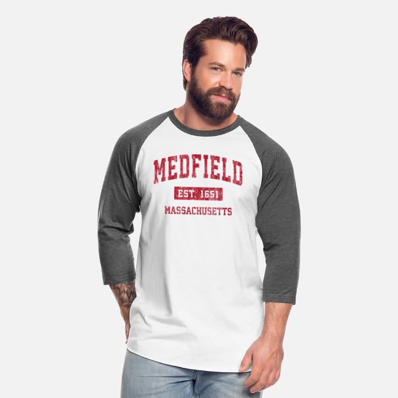 Medfield Massachusetts Ma Sports Red