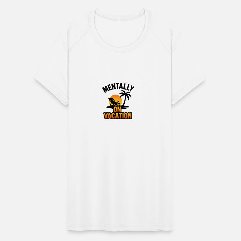 Mentally On Vacation Funny Beach Chill Quote Ty
