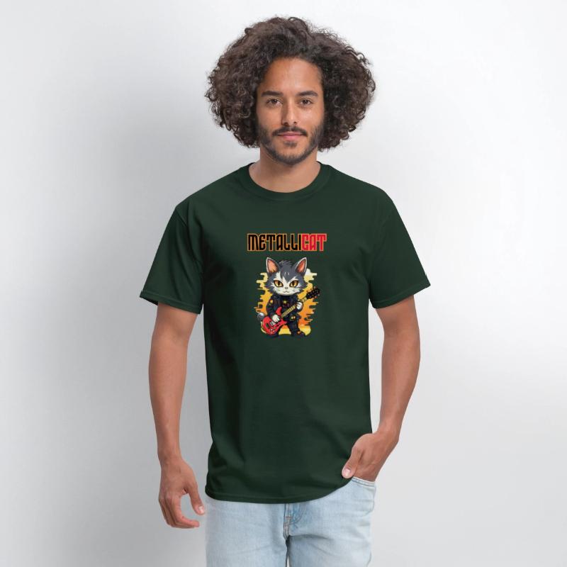 Metal chat guitar