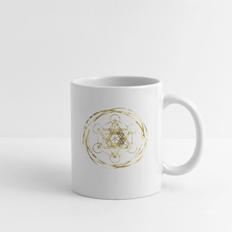 Metatrons Cube Gold sacred geometry