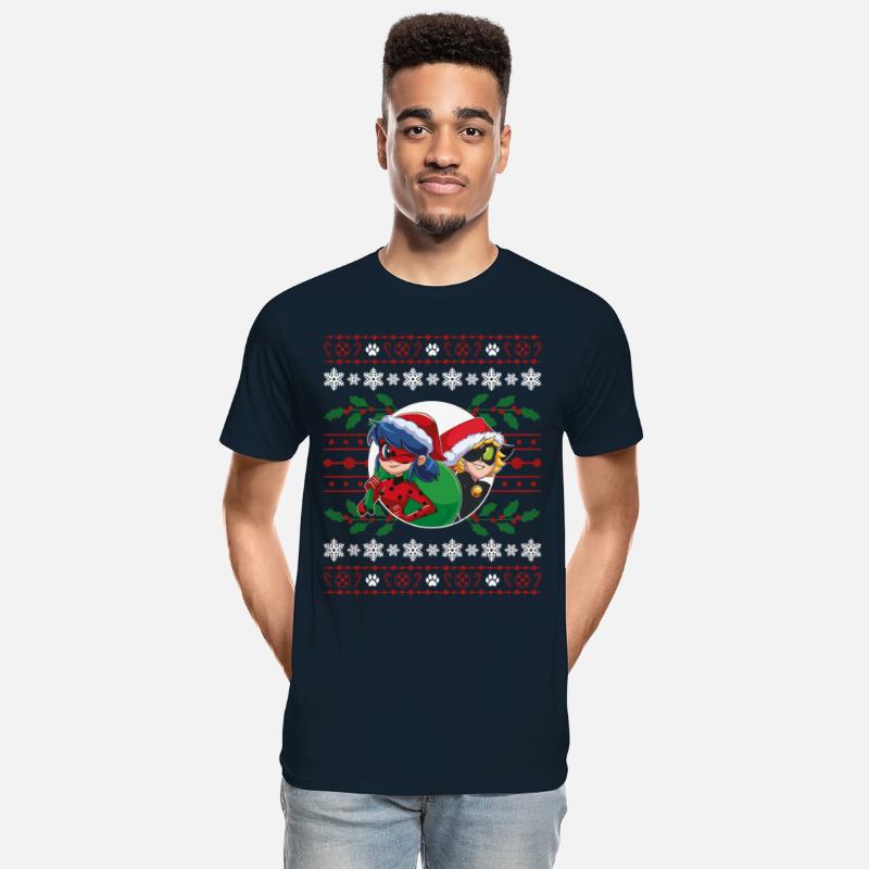 Miraculous Ladybug Cat Noir Ugly Christmas Design
