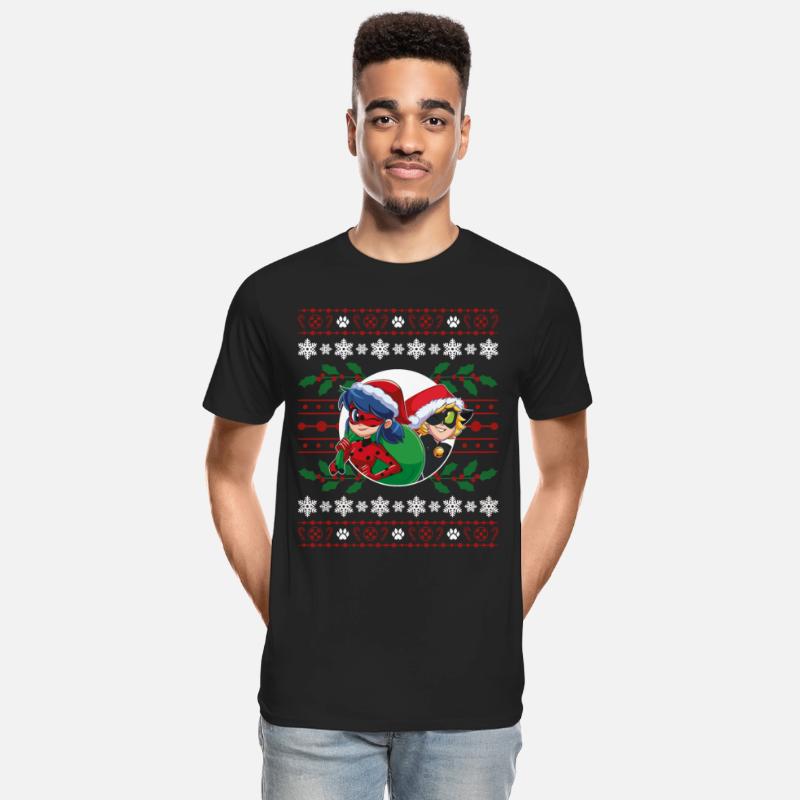 Miraculous Ladybug Cat Noir Ugly Christmas Design