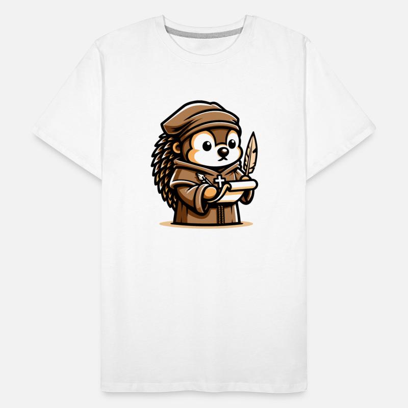 Monk Scribe: The Scholarly Hedgehog