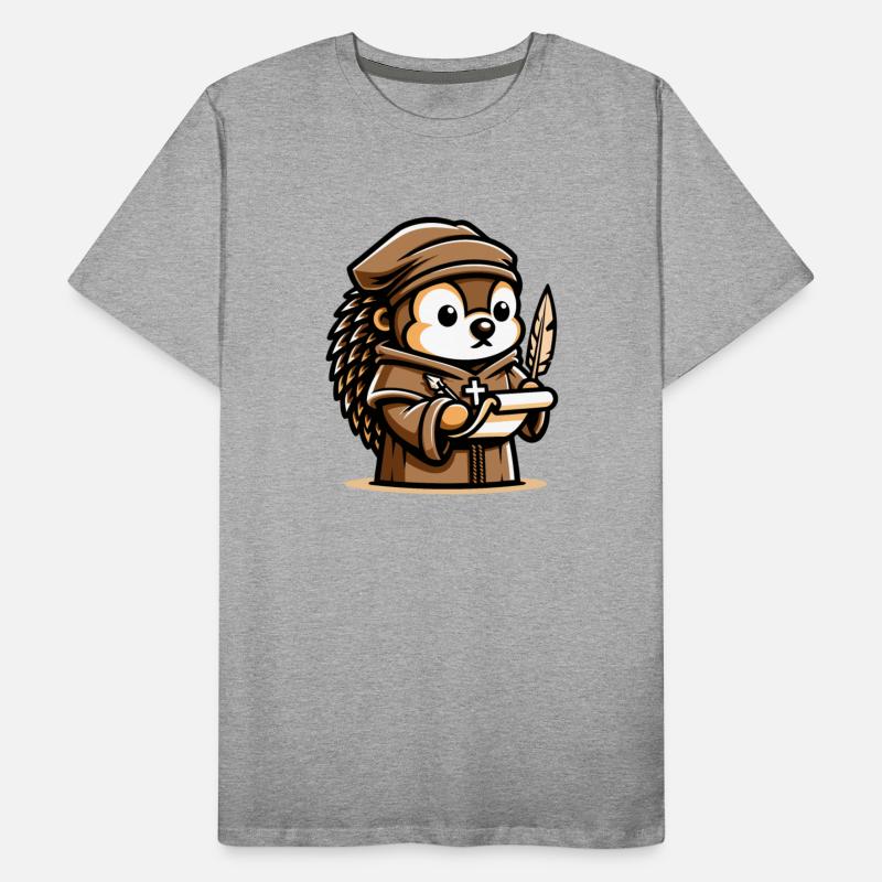 Monk Scribe: The Scholarly Hedgehog