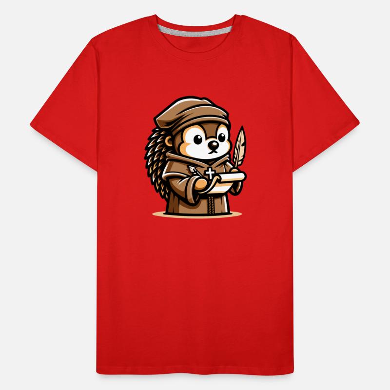 Monk Scribe: The Scholarly Hedgehog