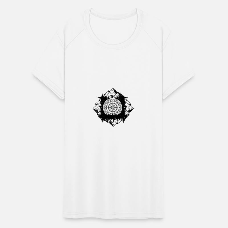 Mountain and Compass Mountaineer Gift