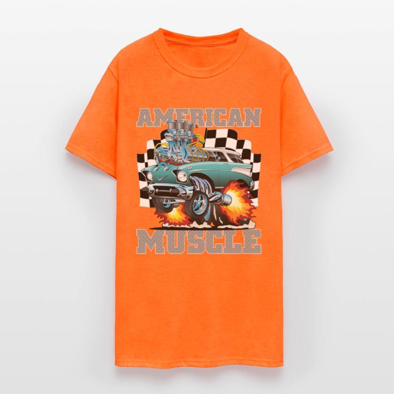 Muscle Cars High Performance Race Car Drag Racing