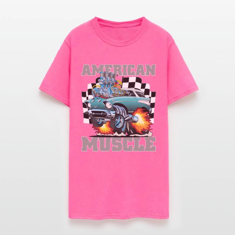 Muscle Cars High Performance Race Car Drag Racing