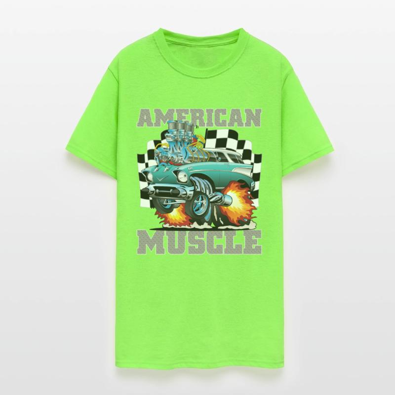 Muscle Cars High Performance Race Car Drag Racing
