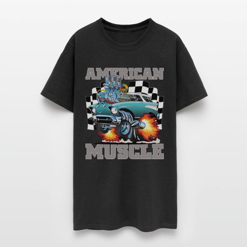 Muscle Cars High Performance Race Car Drag Racing