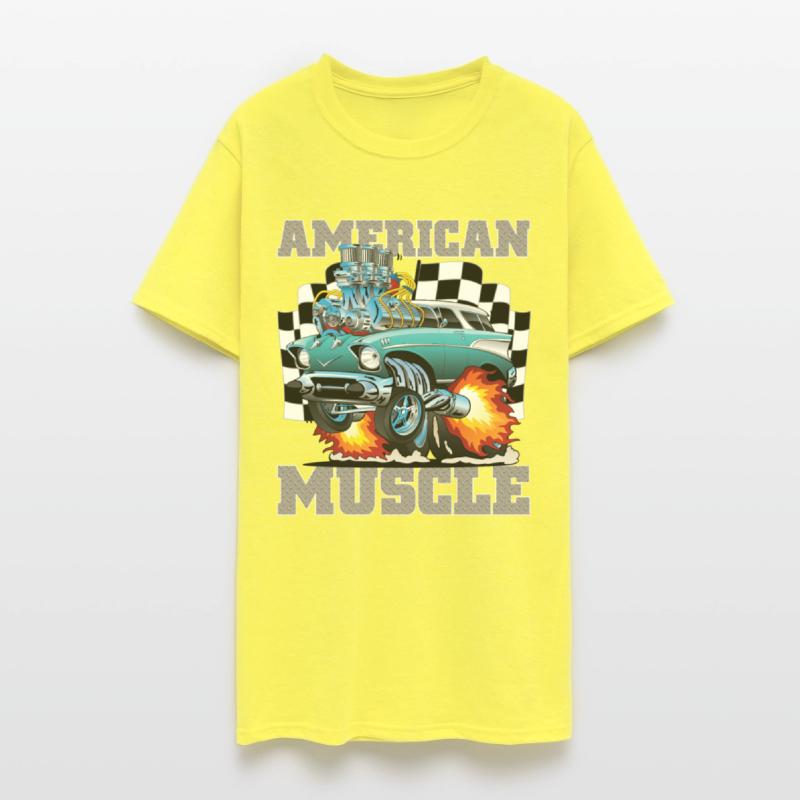 Muscle Cars High Performance Race Car Drag Racing