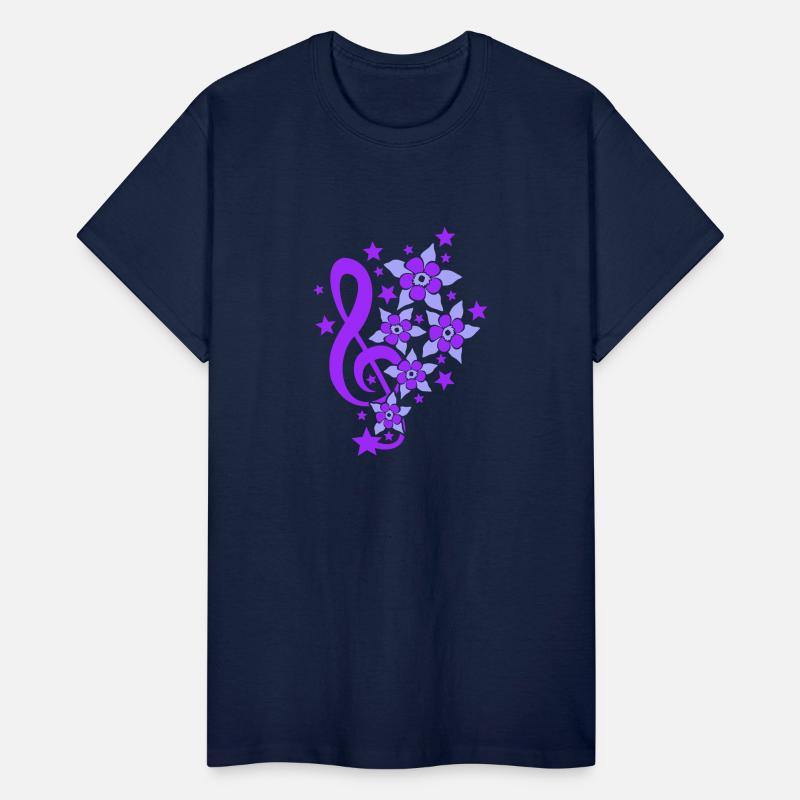 Music Clef Note French Stars Treble Flowers Sound