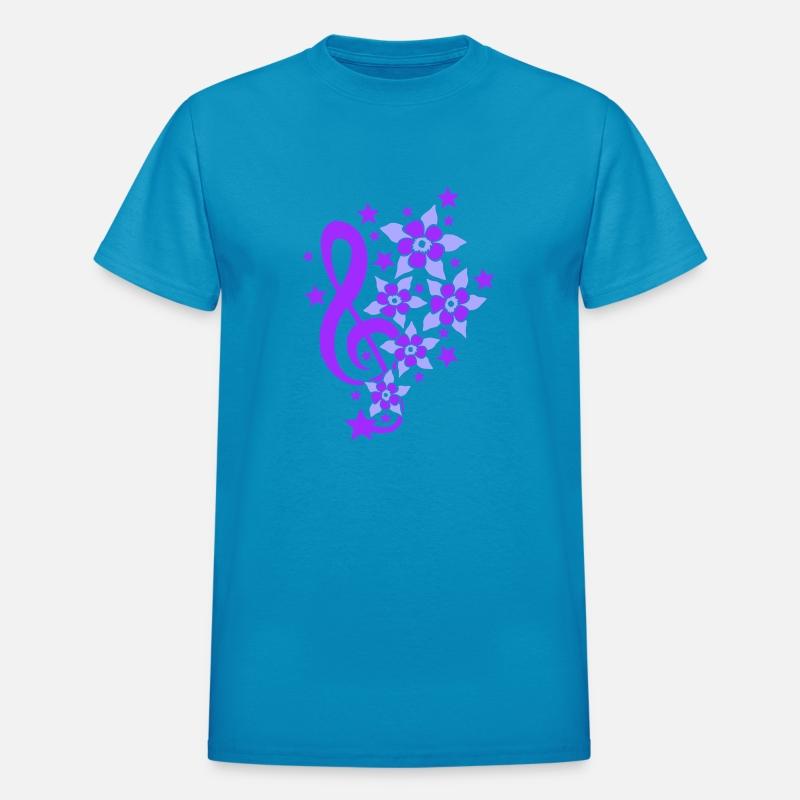 Music Clef Note French Stars Treble Flowers Sound