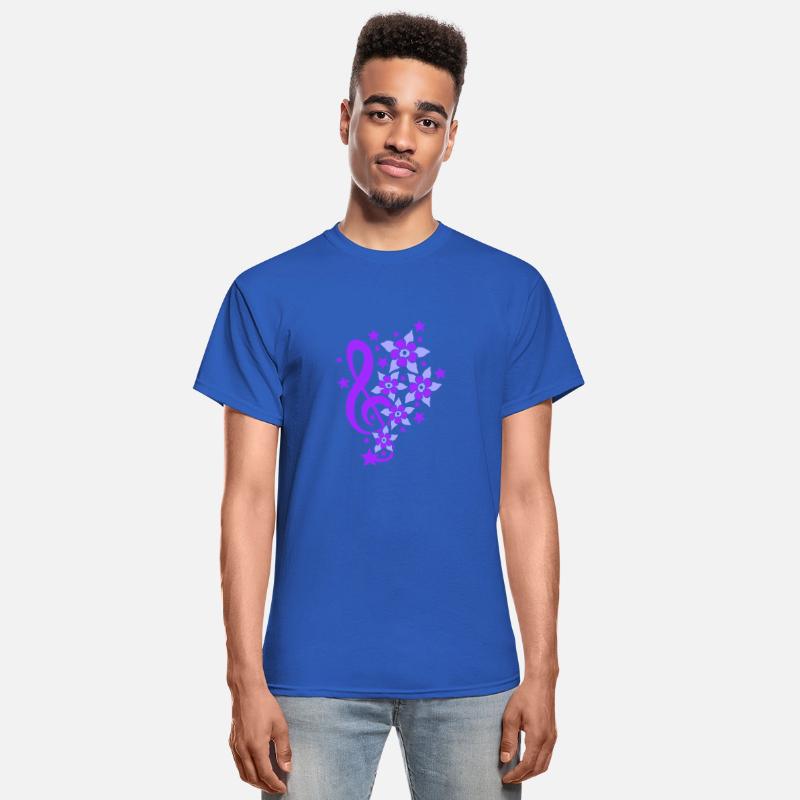 Music Clef Note French Stars Treble Flowers Sound