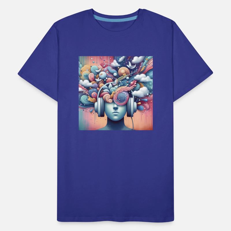 Music Lover T-shirt, Soundwave Art Tee