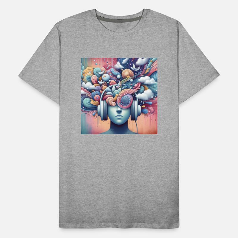 Music Lover T-shirt, Soundwave Art Tee