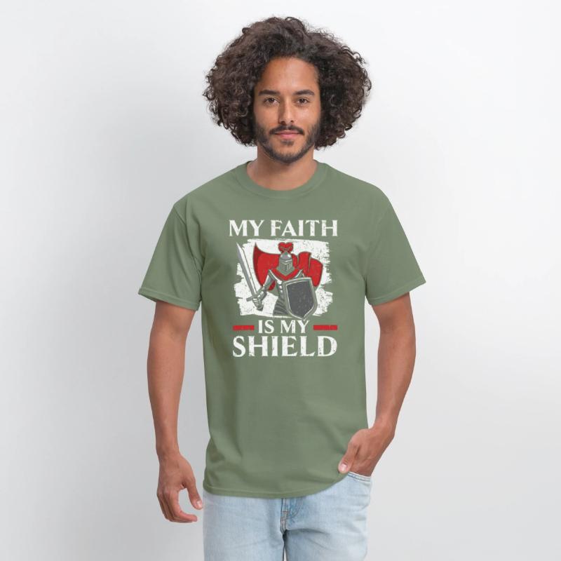 My Faith Is My Shield Knight Knighthood Warrior