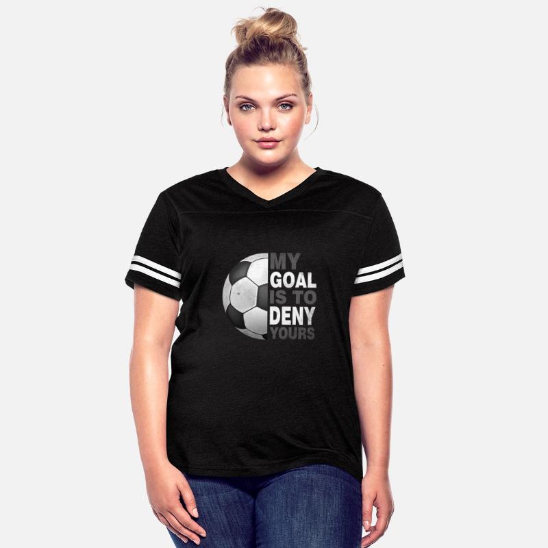 My Goal Is To Deny Yours Soccer Shirt Soccer Goali
