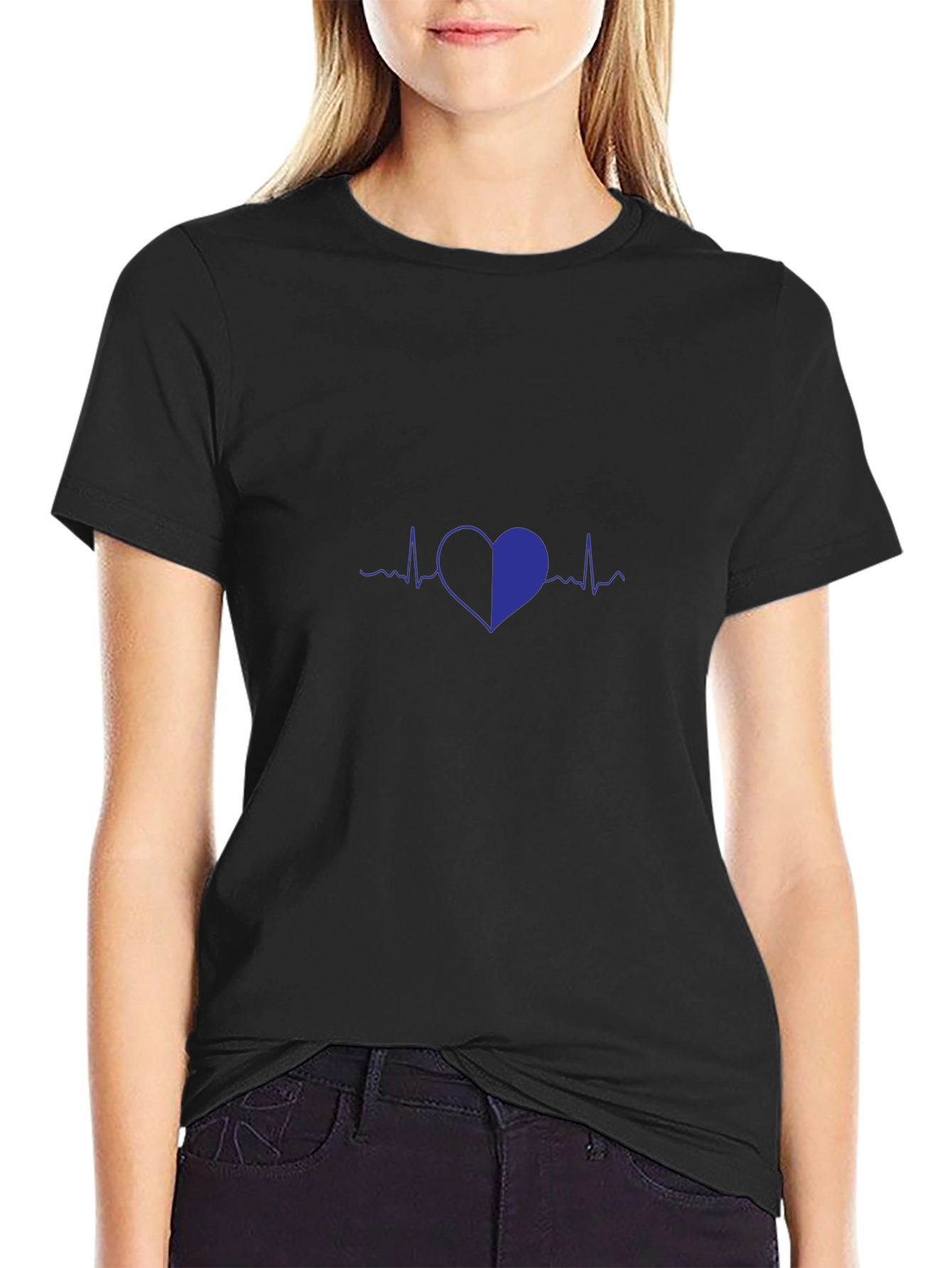 Heartbeat Graphic Tee - Stylish Comfort