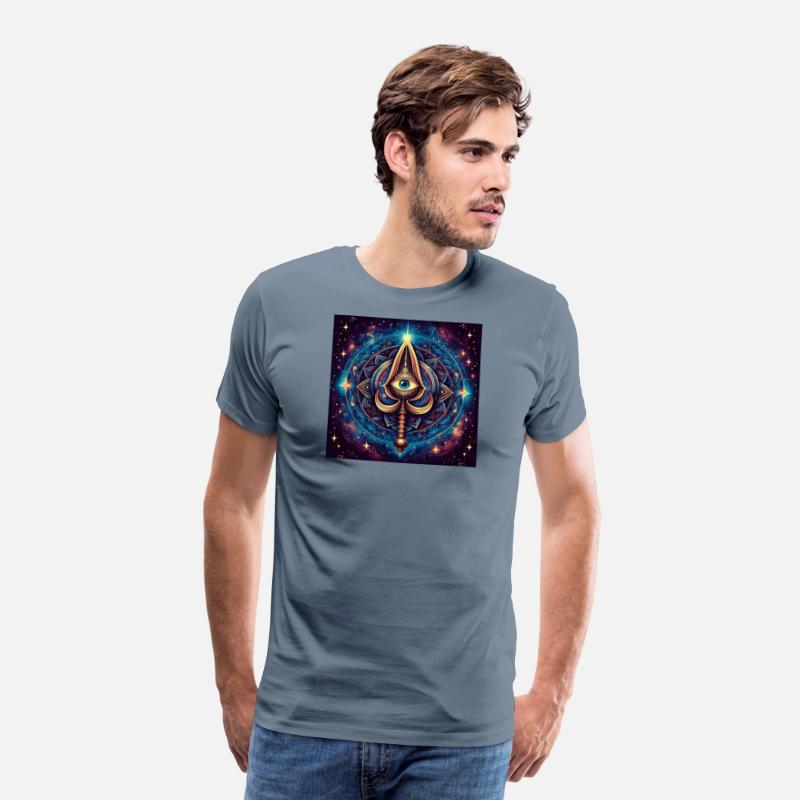Mystic Eye and Sword Amulet Design