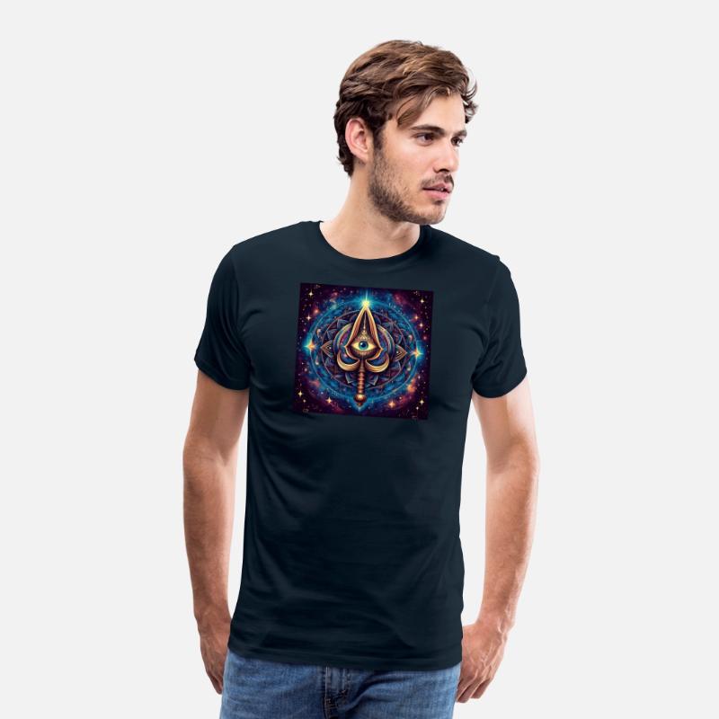 Mystic Eye and Sword Amulet Design
