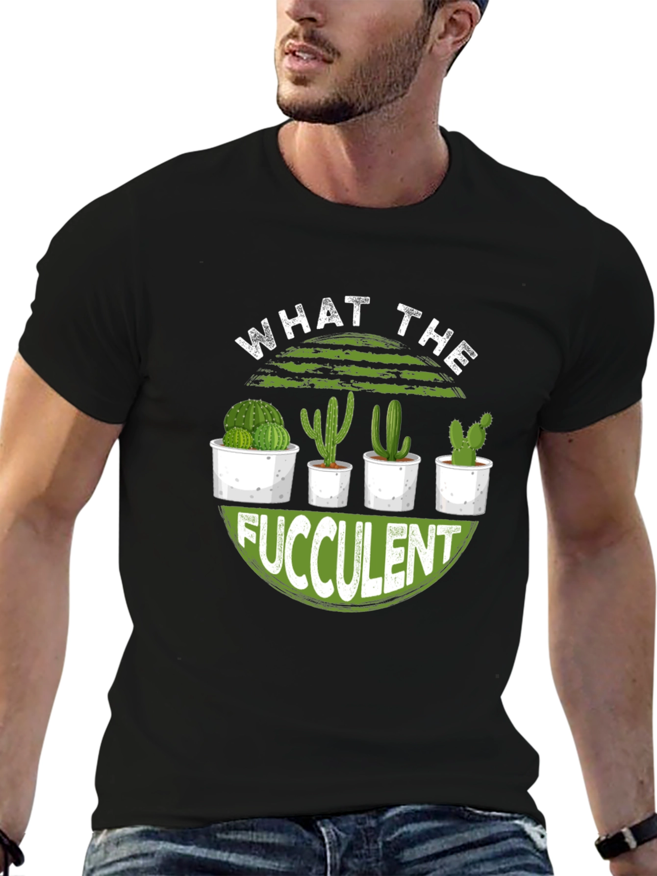 What The Fucculent Cactus Graphic Tee