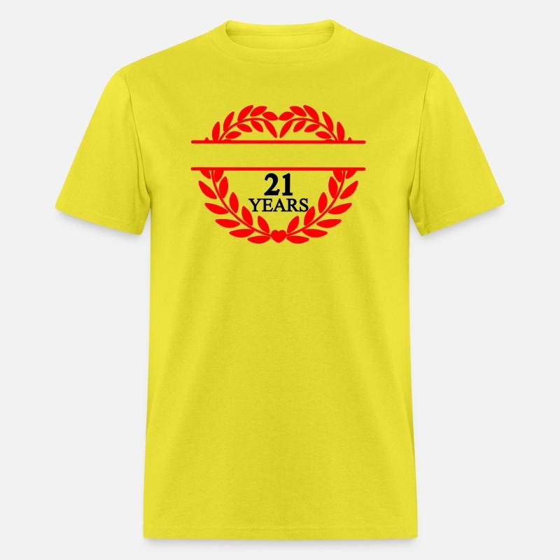 Name banner twenty one years, heart laurel wreath