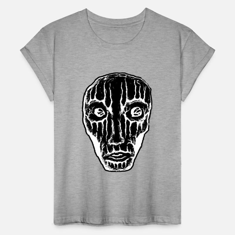 Native Stripper - Black Cutout - White Drawing