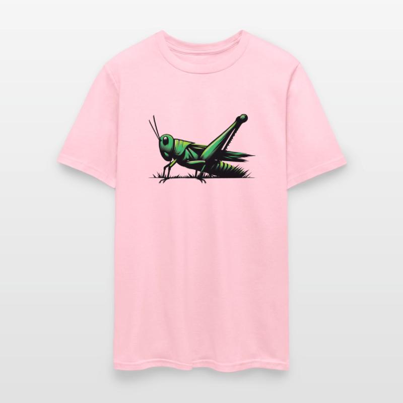 Nature Grasshopper Insect Brushstroke Art 1