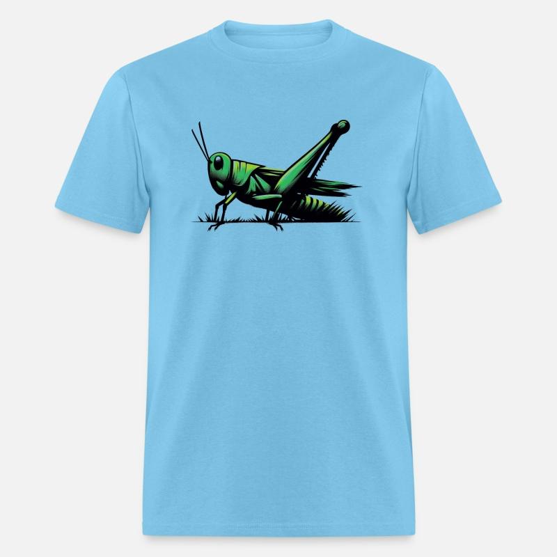 Nature Grasshopper Insect Brushstroke Art 1